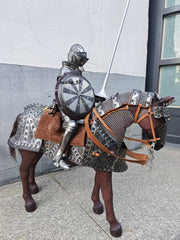 Brown Art Horse Armor Made for Duke of Saxony Collectible Prop  In Stock BROWN_ART - KOEEK