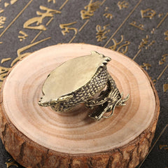 Brass Collectible Dragon Ashtrays Ash Holder Small Vintage Dragon Incense Burner 07FC0E-D4 - KOEEK