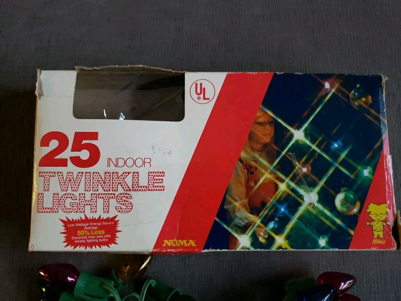 - Vtg NOMA Twinkle Lights 25 Indoor Christmas Lights USA NOMA - KOEEK