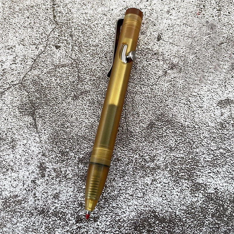 EDC Titanium Pocket Polyetherimide ULTEM PEI Rollerball Pen Ballpoint Gel Pen 07FC0E-D4 - KOEEK