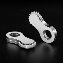 Stainless Steel Gear Ring Fidget Spinner Adult ADHD Hand Spinner EDC Fidget Toys 07FC0E-D4 - KOEEK