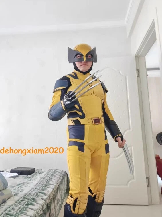 Deadpool 3 Wolverine James Howlett Logan Mens Cosplay Costume Lot Halloween 07FC0E-D4 - KOEEK