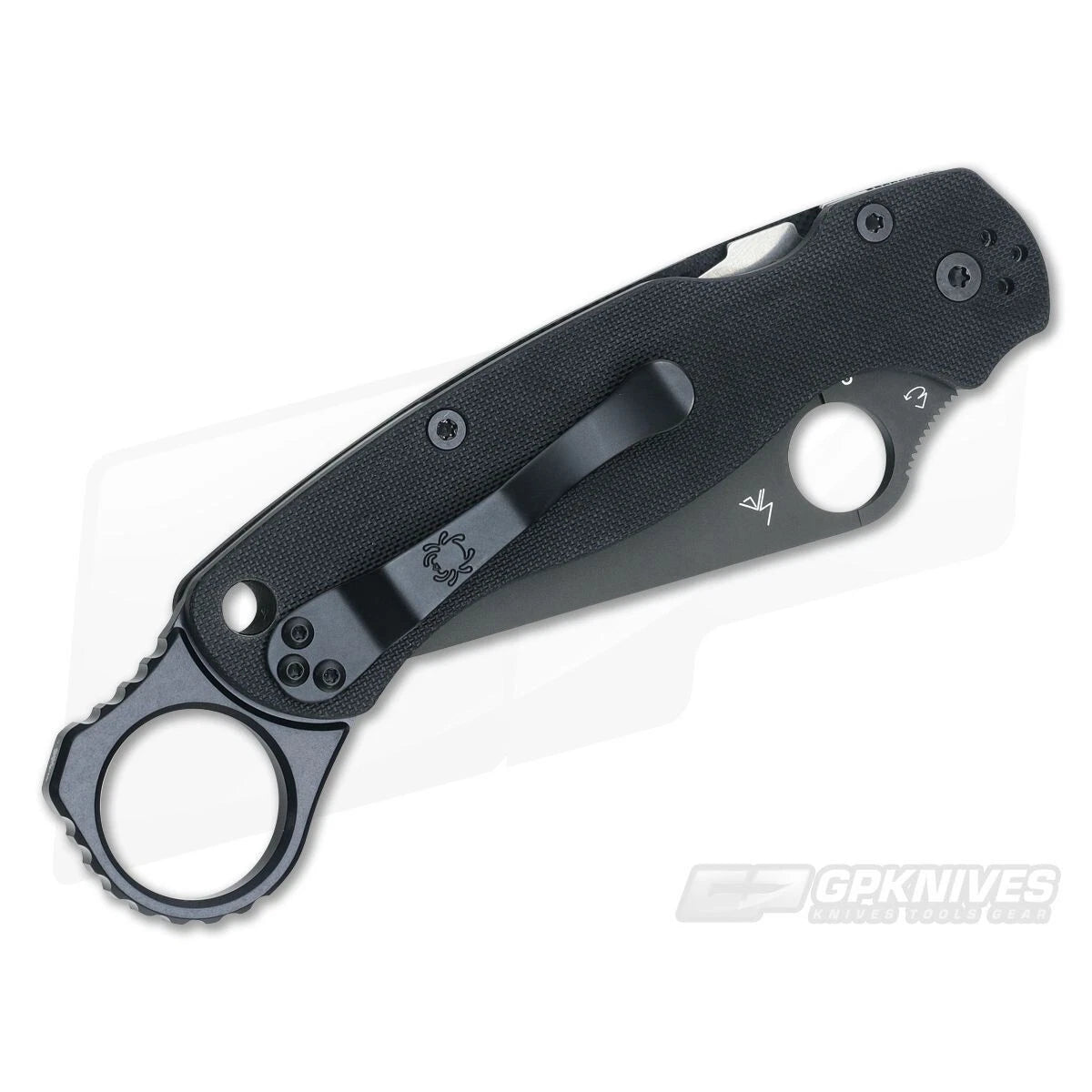 DIY Paramilitary 2 C81 Folding Knife Aluminum Alloy Handle Back Keel Spine Tool 07FC0E-D4 - KOEEK