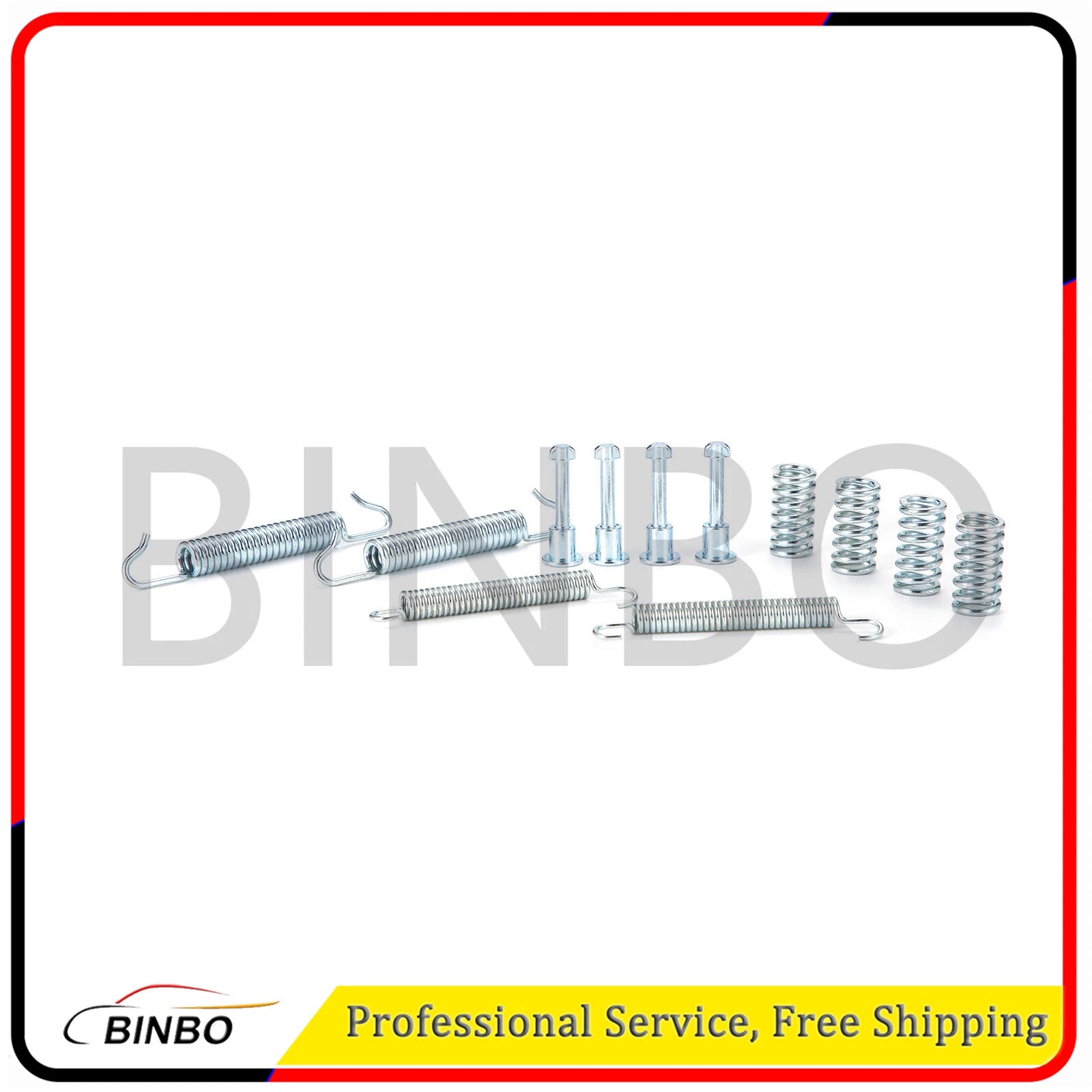 For BMW F02 F07 550i 730Li Parking Brake Shoes Springs Repair Kit 34410038346 07FC0E-D4 - KOEEK