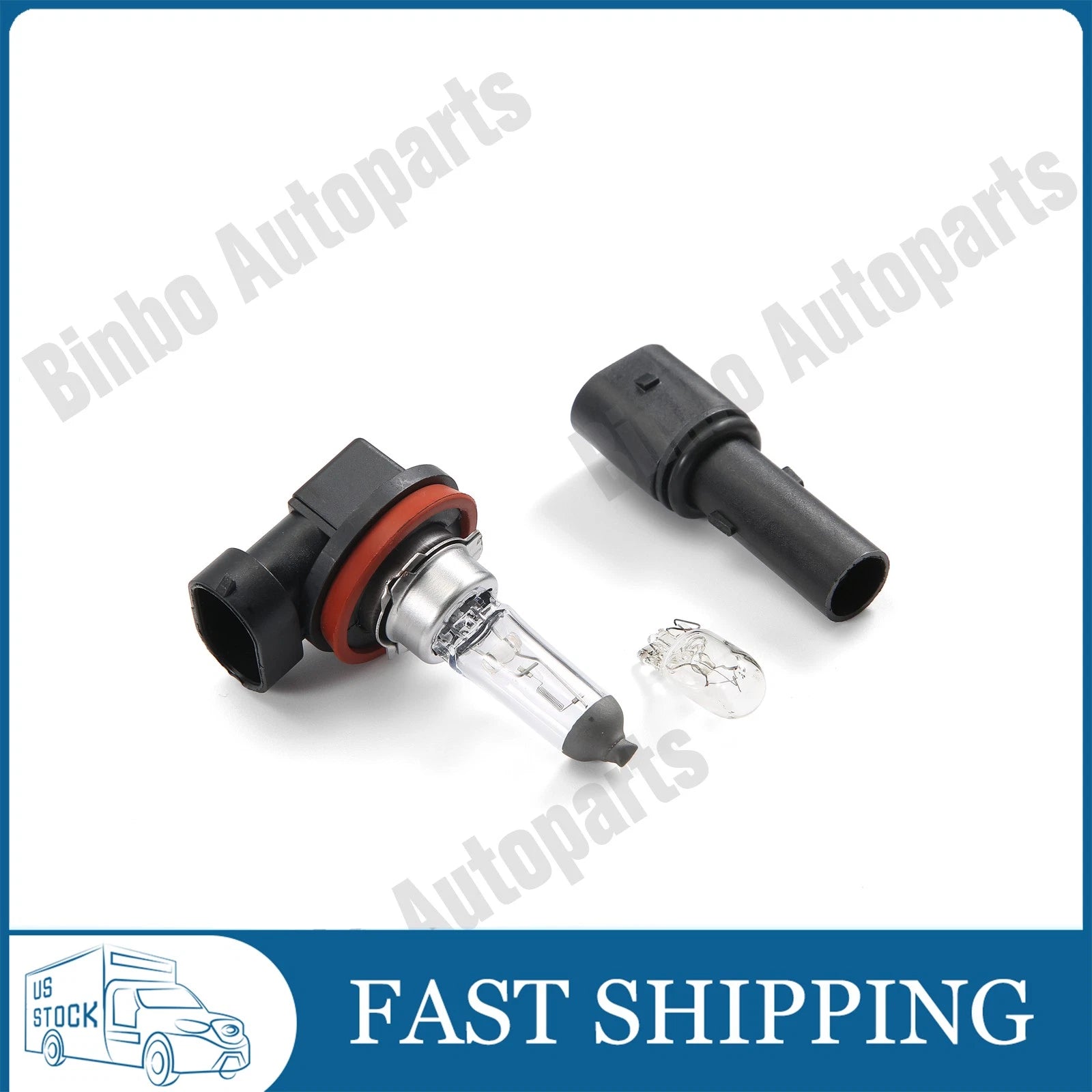 Front Bumper Fog Side Light Lamp Bulb & Holder For BMW Mini R55 R56 R57 R58 R59 07FC0E-D4 - KOEEK