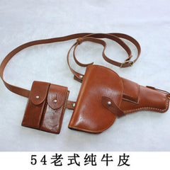 SET Vietnam War Chinese 54 TT Tokarev Type Pistol Leather Holster With Strap 07FC0E-D4 - KOEEK