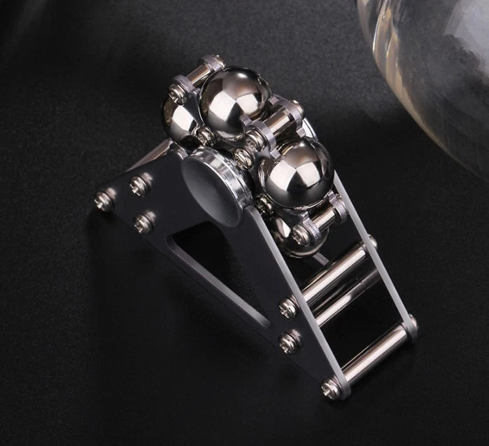 Gift metal Hand Twisting Spinning Top Gyro Gyroscope Spinner Top Toys 07FC0E-D4 - KOEEK