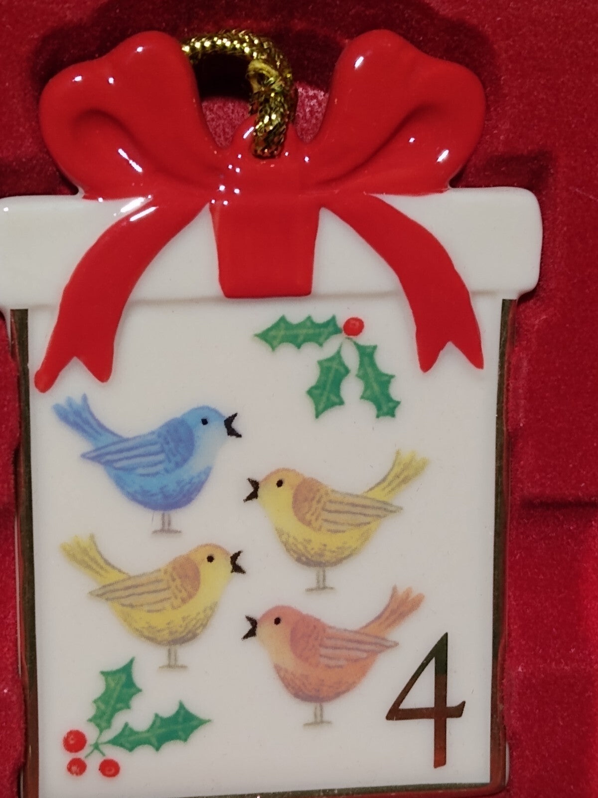 Lenox 12 Days Of Christmas Ornaments Set Of (12) m.s.r.p is $160.00 LENOX - KOEEK