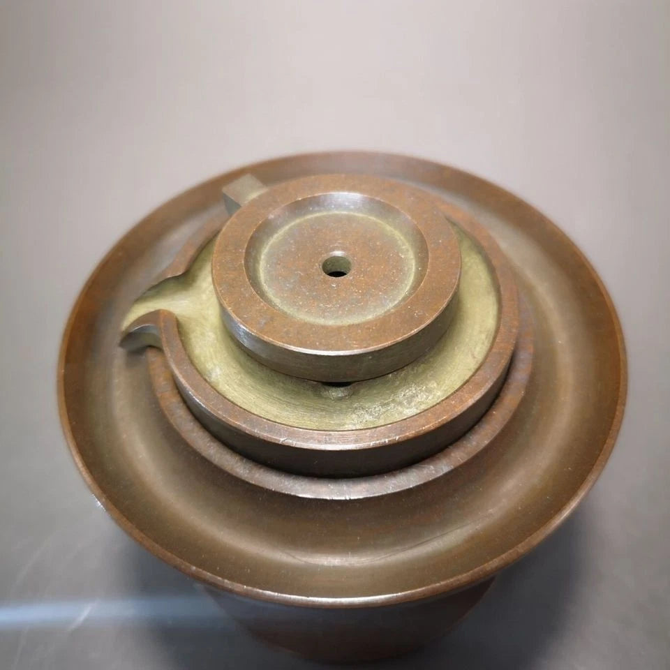 Pure Copper Incense Burner Indoor Backflow Incense Holder Zen Tea Art Decor 07FC0E-D4 - KOEEK