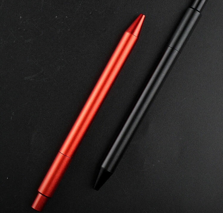 EDC Aluminium Alloy Press Ballpoint Pen Signature Pen Pocket Office Writing Pen EDC - KOEEK