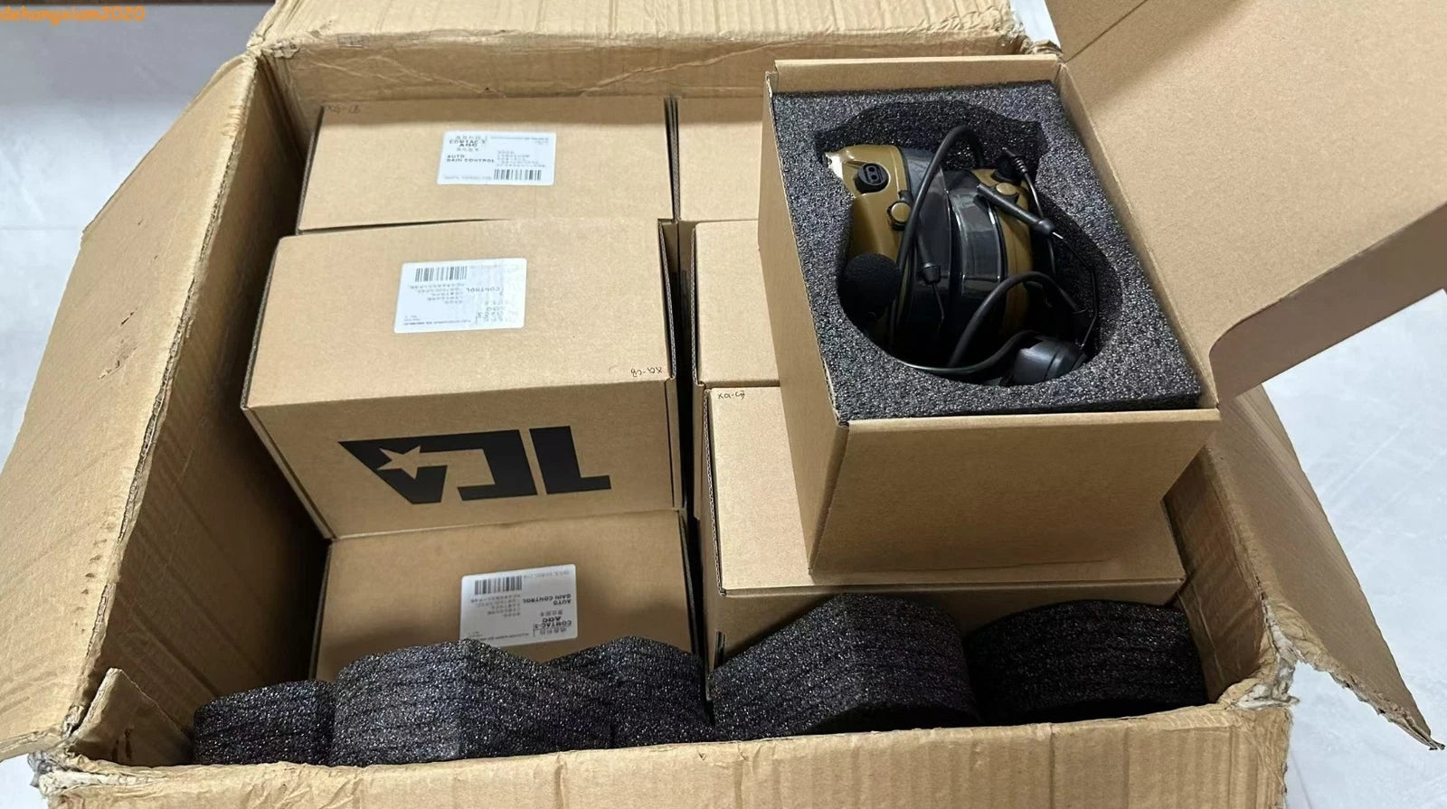 C3 TCA Comtac-III Tactical Headset Peltor Helmet Ver. Noise Reduction Headphone 07FC0E-D4 - KOEEK