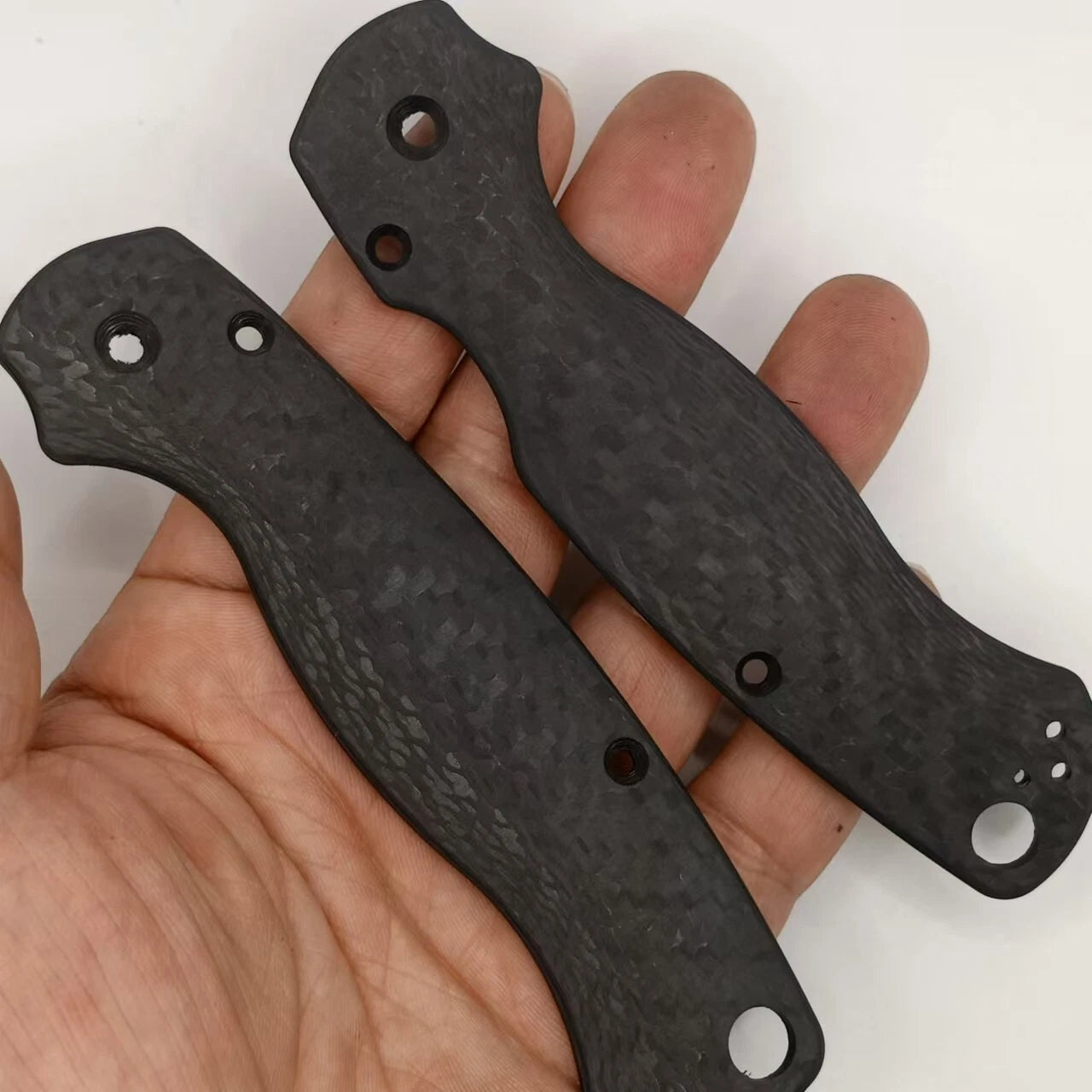 1 Pair 3k Carbon Fiber Grip Handle Scales for Spyderco Paramilitary 2 Para2 C81 07FC0E-D4 - KOEEK