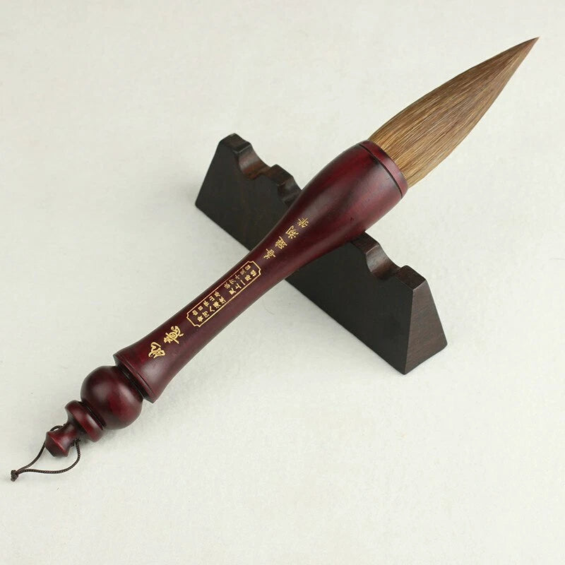 27.5cm Chinese Calligraphy Brush Pen Weasel Hair Brush Writing Copybook Tool 07FC0E-D4 - KOEEK
