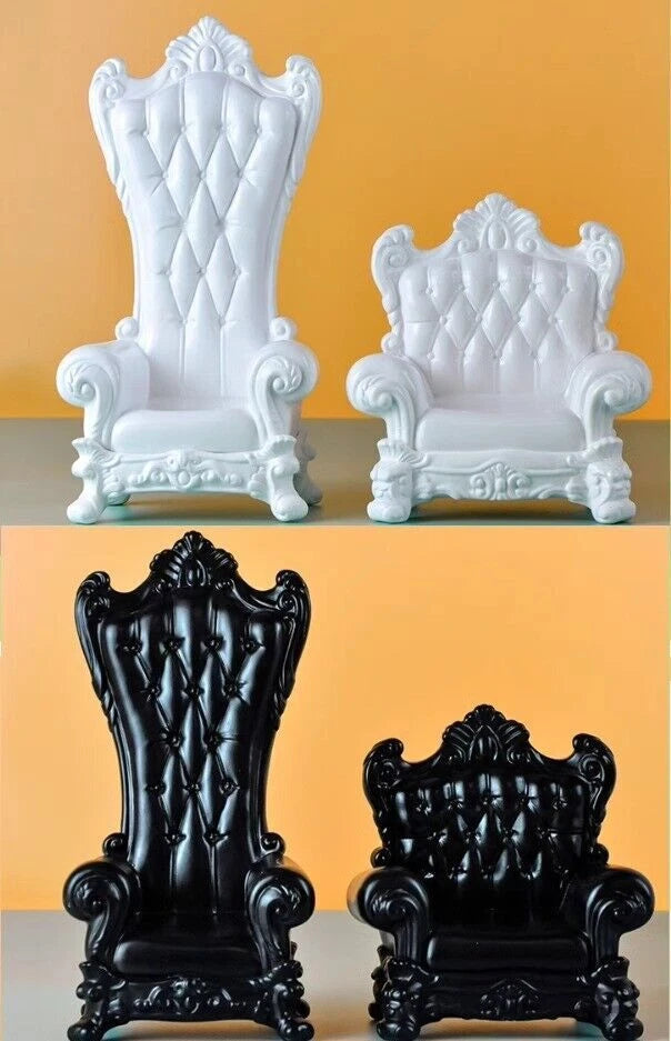 Throne Single Sofa Chair Seat 1/12th Scale For Figure Pendant Model Accessory 07FC0E-D4 - KOEEK