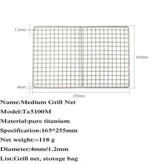 Outdoor Picnic Grill Net Titanium Thickened Camping Picnic BBQ Grill Net 07FC0E-D4 - KOEEK