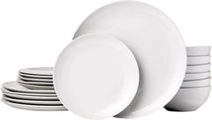 18-Piece Kitchen Utensil Set, 6-Person, White Porcelain Crock-Pot 07FC0E-D4 - KOEEK