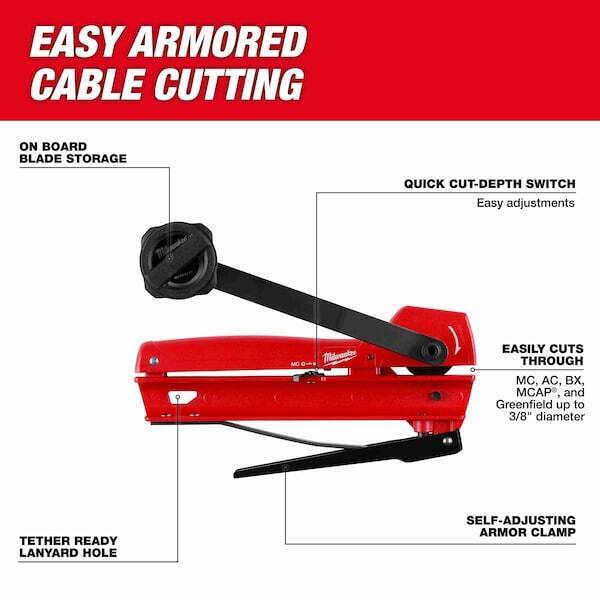 new Milwaukee Tool 48-22-6111 Cable Cutter,Zinc,7 13/32 In L,1.2 Lb koeek - KOEEK