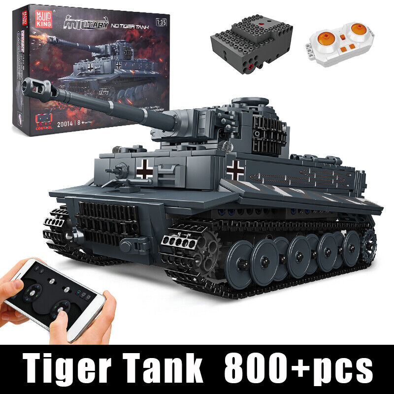 new Mould King 20014 Battle Tiger Tanker Remote Control Technic Building Blocks Kit MOULD KING - KOEEK