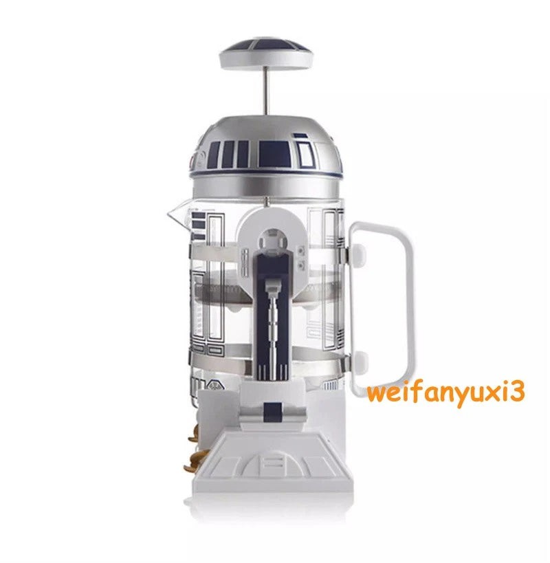 Star Wars R2-D2 Robot Manual Coffee Maker Home French Pressed coffee Machine 07FC0E-D4 - KOEEK