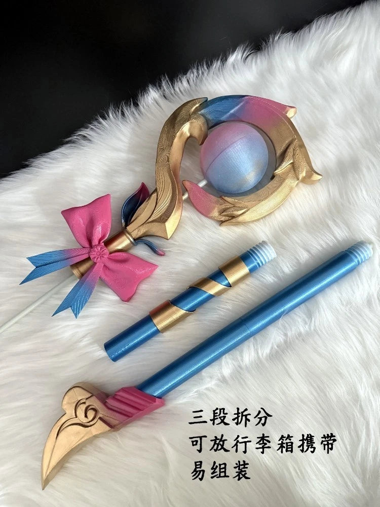 Honkai：Star Rail Hyacinthia Cosplay Glowing Magic Wand 100cm Staff 3D Printing 07FC0E-D4 - KOEEK