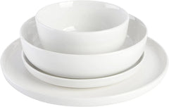 Ceramic Chip and Scratch Resistant Dinnerware Set, 4 Servings,Plate and Bowl Set 07FC0E-D4 - KOEEK