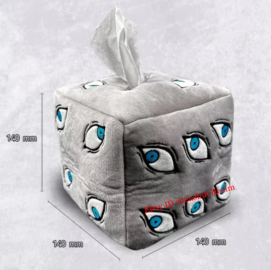 Anime Jujutsu Kaisen Prison Realm Tissue Box Desktop Decor Collection Plush Gift 07FC0E-D4 - KOEEK