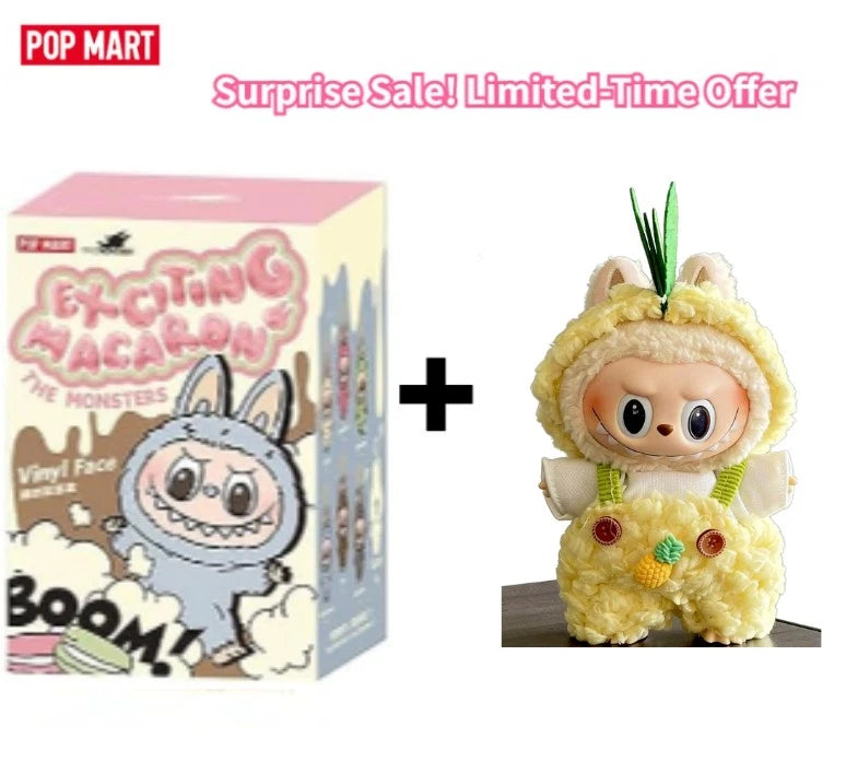 POP MART LaBu The Monsters Macaron Blind Box+Trendy Casual Wear Set-Daily Outfit POP_MART - KOEEK