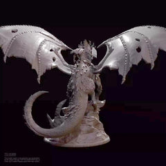 H/90mm resin figure model Fire Dragon Knight 3D printing unassembled unpainted 07FC0E-D4 - KOEEK