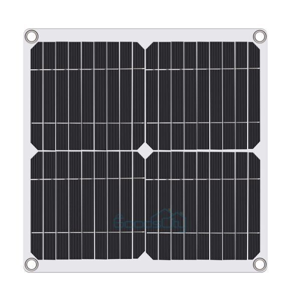 ny 200W Watt Mono Solcellepanel 12V Lading Off-Grid Batteristrøm RV Home Boat Camp