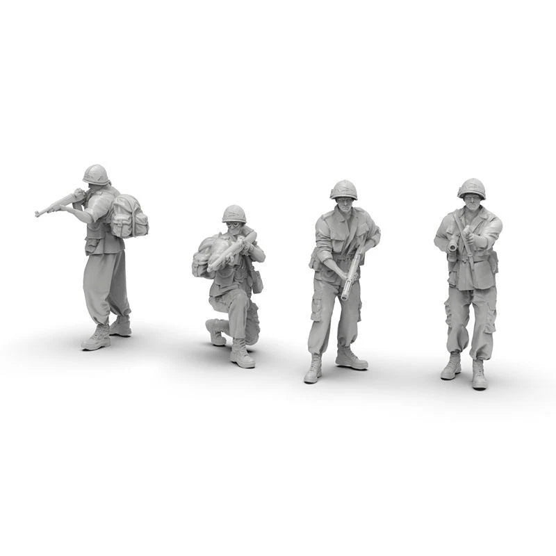 10pcs1/64WWII US Army Soldier Figures Military Unpainted Model MiniatureMilitary 07FC0E-D4 - KOEEK