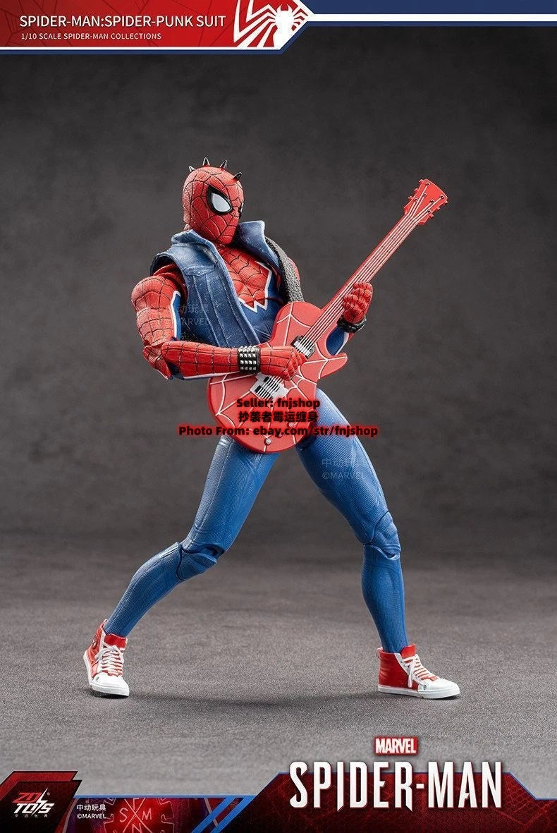 ZD Toys Spider-Man SPIDER-PUNK Suit 1/10 Collectible Action Figure IN STOCK ZD_TOY - KOEEK