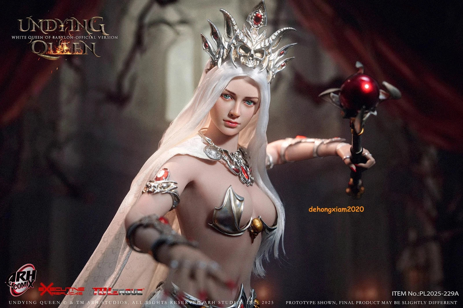 1/6 TBLeague PL2025-229a White Queen Of Babylon With Movable Eyes Figure Model TBLEAGUE - KOEEK