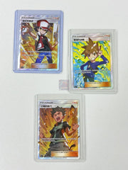 IN STOCK Pokemon TCG S- Chinese Card Red Blue Brock Set of 3  Rare NM