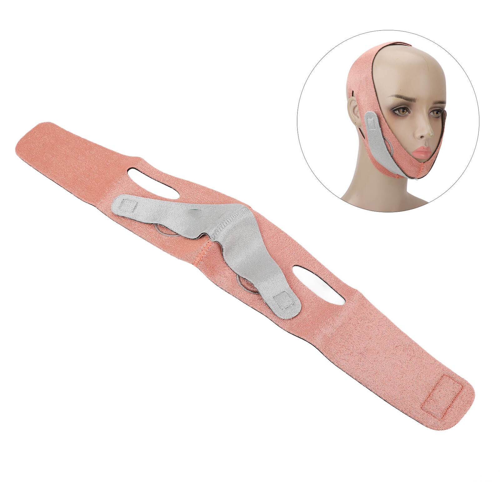 new Bandage V Line Strap Reduce Double Chin Wrinkles Lifting Belt(Orange ) HGF koeek - KOEEK