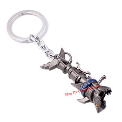 Anime Arcane：League of Legends Jinx Metal Keychain Backpack Pendant Decor Gift 07FC0E-D4 - KOEEK