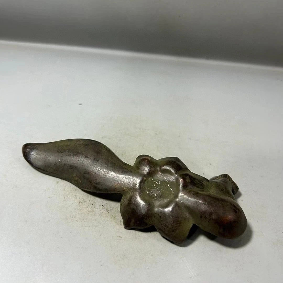 Antique Patina Lotus Backflow Incense Burner Creative Aromatherapy Base Decor 07FC0E-D4 - KOEEK