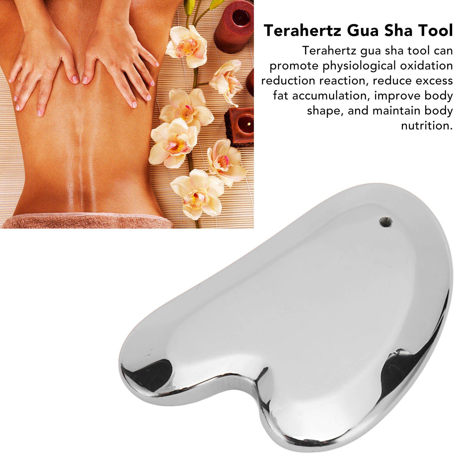 new Terahertz Gua Sha Tool Massage Lymphatic Drainage Terahertz Stone Scraping koeek - KOEEK