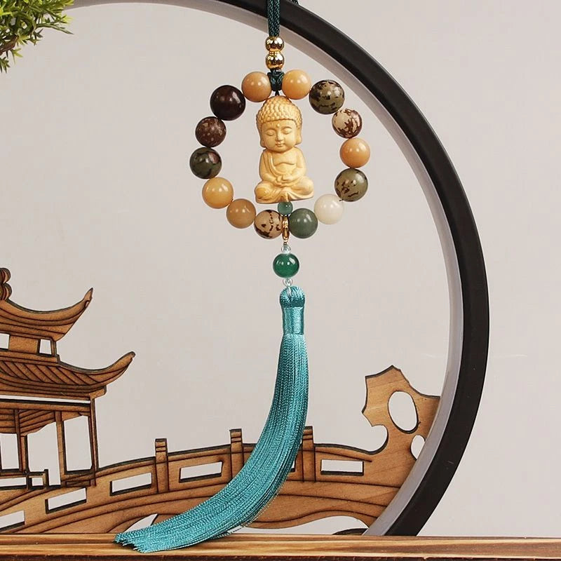 Bodhi Car Pendant Buddha Car Hanging Jewelry PingAn  Year Car 07FC0E-D4 - KOEEK