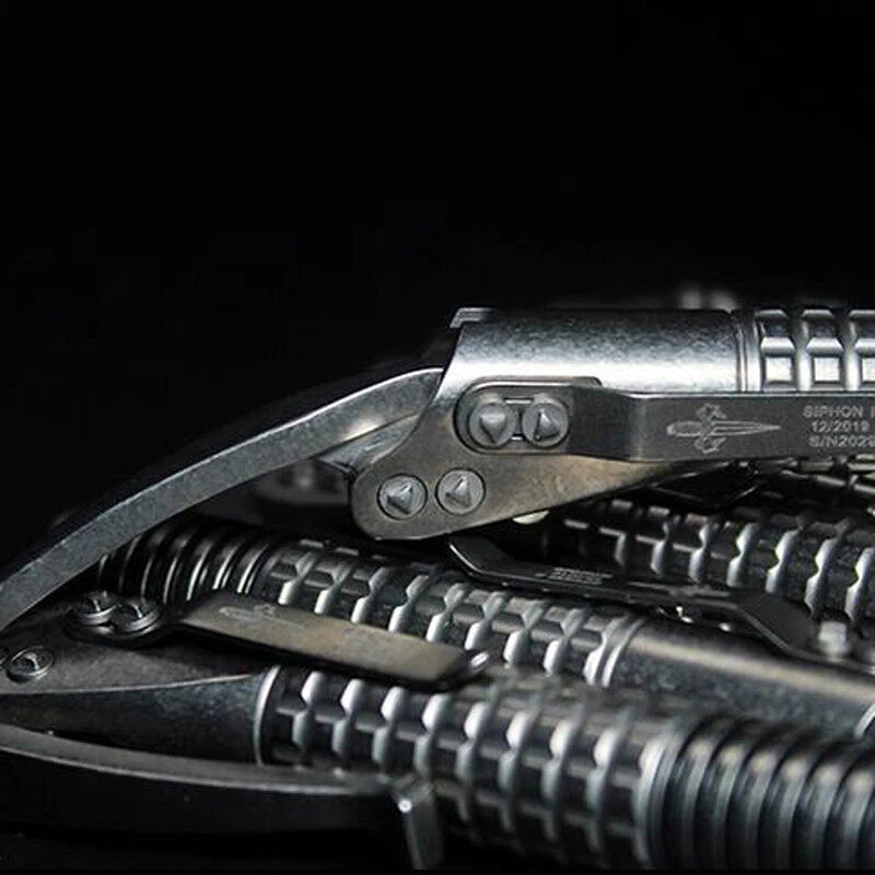 Titanium Alloy Pen Outdoor Portable EDC Tool Signature Pen Technology Siphon Pen 07FC0E-D4 - KOEEK