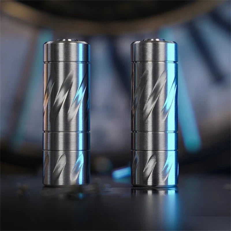 Simple Stainless Steel EDC Fidget Toys Stress Relief Silent Fidget Spinner Gift 07FC0E-D4 - KOEEK