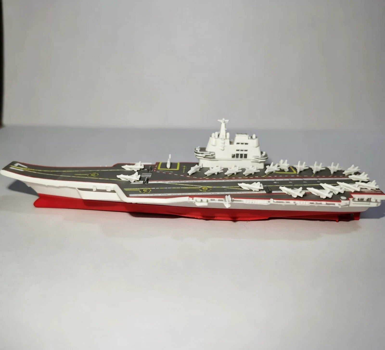 1/2000 PLA Navy Shandong Aircraft Carrier CV-17 3D Printed Model w/ Base 07FC0E-D4 - KOEEK