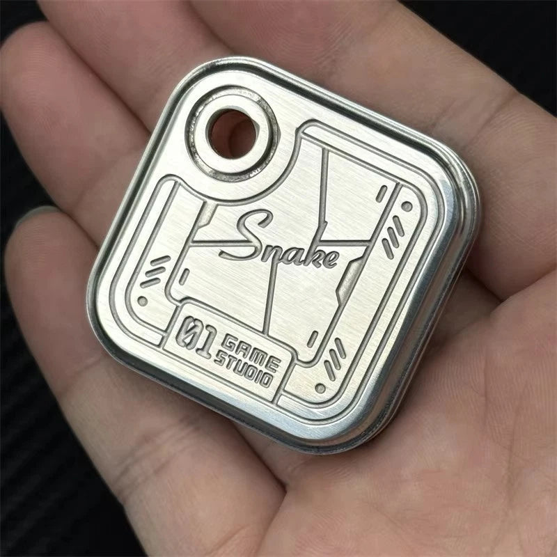 Maze Side-Push Fidget Slider Stylish Stainless Steel Mechanical Fidget EDC Toys 07FC0E-D4 - KOEEK