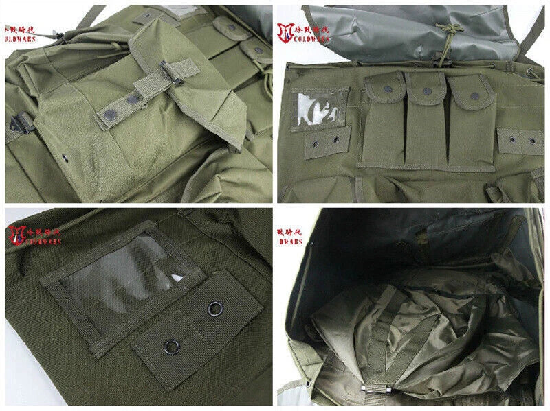 US ALICE Field Pack w/ Shoulder Straps Backpack Rucksack Medium LC1 OD Green 07FC0E-D4 - KOEEK