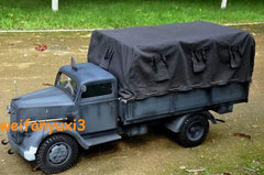 GO-TRUCK 1/6 WWII German Blitzkrieg Opel Truck Metal Model Grey Color Instock GO-TRUCK - KOEEK