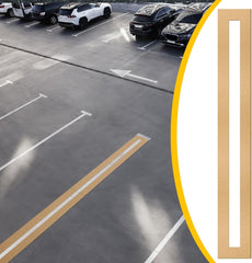 new Fulmoon 4 x 84 Inch Parking Lot Line Stencil Pavement Straight Stencil... FULMOON - KOEEK
