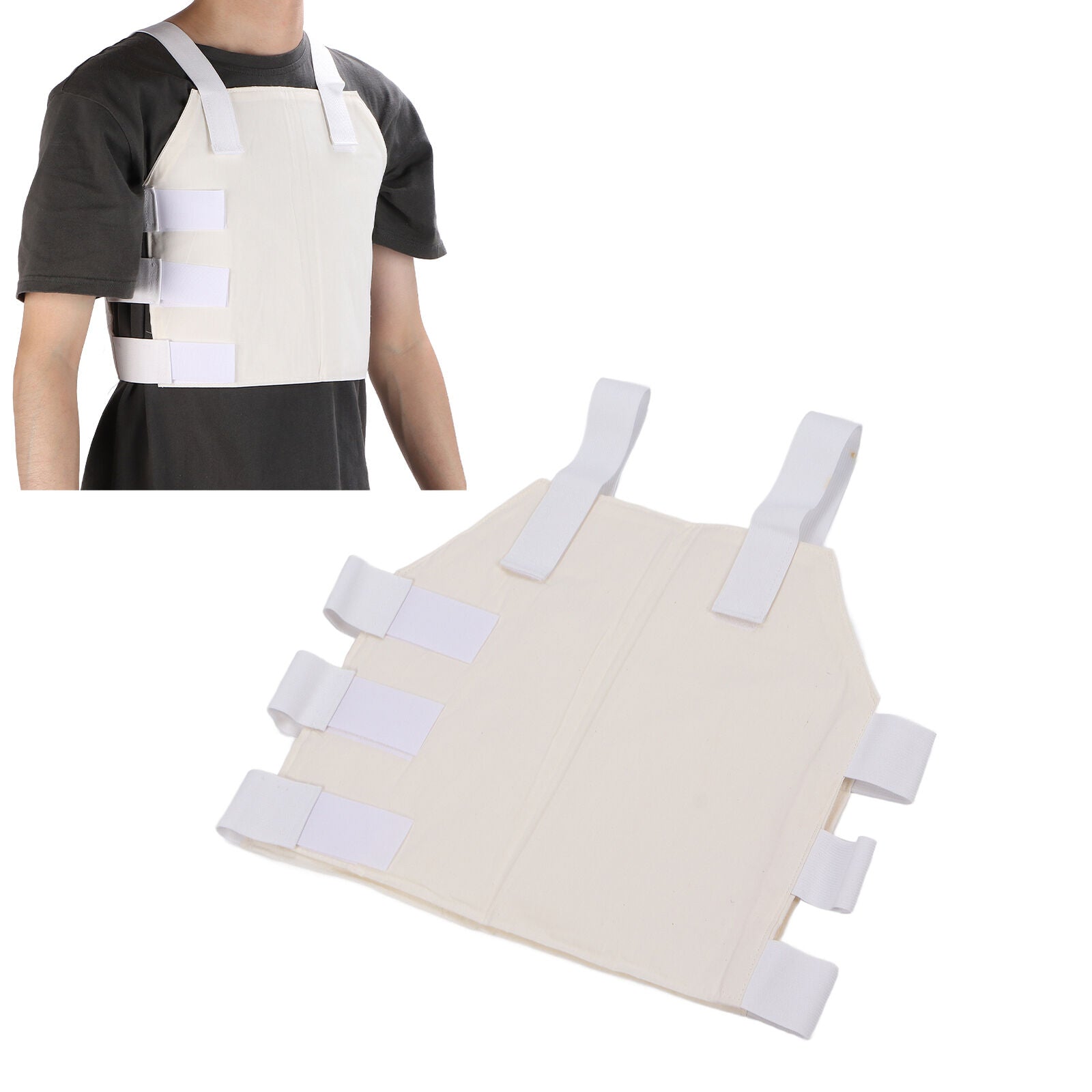 new Broken Rib Brace Breathable Sternum And Thorax Support Ribs Chest Brace HGF koeek - KOEEK