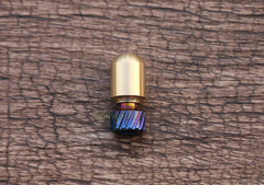 TITNAER Titanium + Brass Key Parachute Cord Knife Bead Pendant Lanyard DIY EDC 07FC0E-D4 - KOEEK