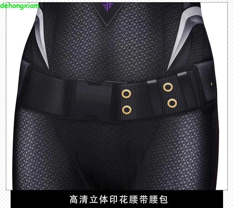 Black Panther Wakanda Forever Cosplay Shuri Costume Bodysuit Jumpsuit Women Suit 07FC0E-D4 - KOEEK