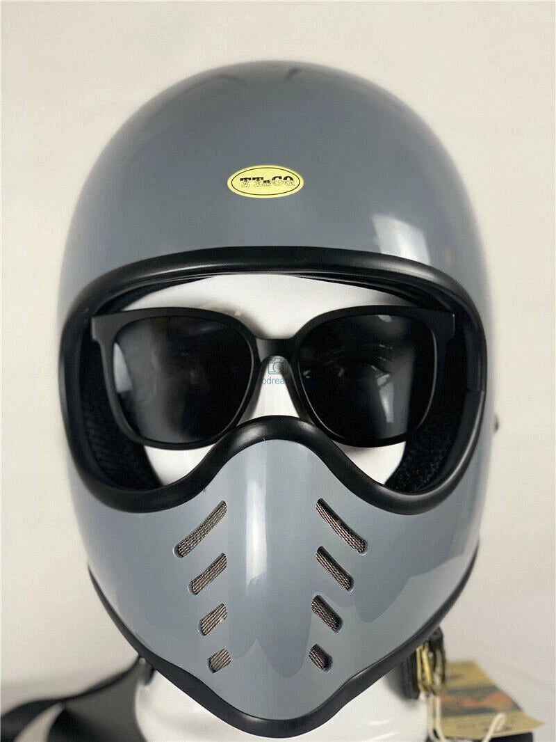 Japan TT&CO Full Face Rider Motorcycle Helmet Retro Small Motorbike Helmet TT&CO - KOEEK