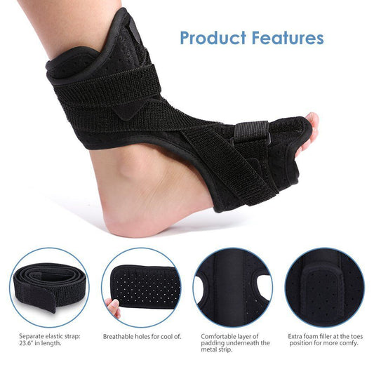 new Adjustable Plantar Fasciitis Dorsal Night And Day Splint With Spiky Massage Cus koeek - KOEEK